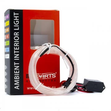 LED Interieur/sfeer verlichting strip - Wit - 3 Meter, Auto diversen, Ophalen of Verzenden