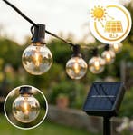 Solar lichtslinger Chain - Prikkabel | 5 Meter | 20 LEDs, Zonne-energie, Kunststof, Nieuw, Ophalen of Verzenden