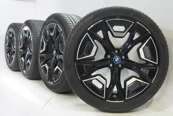 BMW iX i20 1020 22 inch velgen Pirelli Winterbanden Originee, Auto-onderdelen, Banden en Velgen, Gebruikt, Velg(en), Overige maten