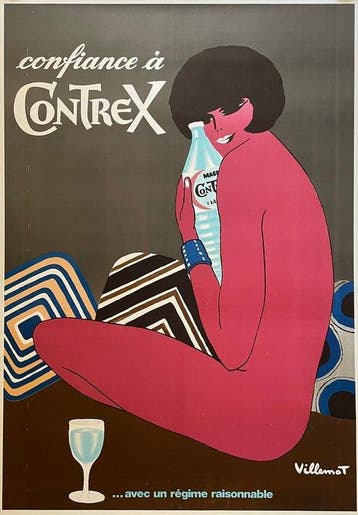 Bernard Villemot - CONFIANCE A CONTREX - Jaren 1970
