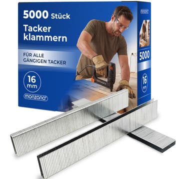 Tacker nieten - 5000 stuks - L= 16mm, B= 5,8mm (Gereedschap), Verzenden, Nieuw