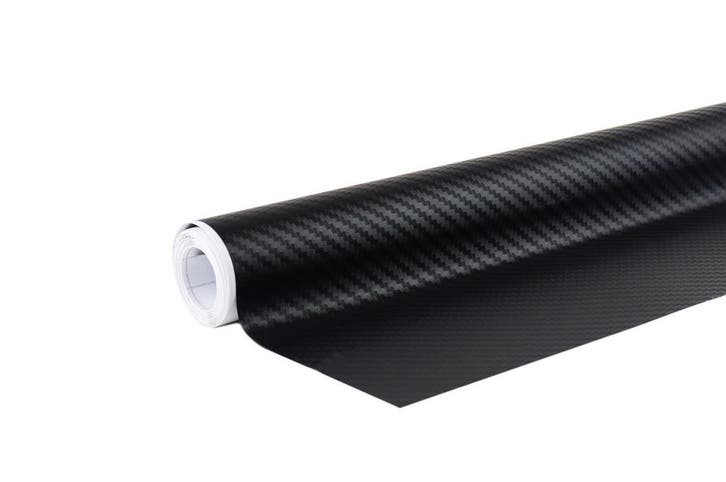 3D Carbon wrapfolie - Zwart - 30cm x 150cm, Auto diversen, Auto-accessoires, Nieuw, Verzenden