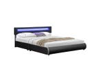 Veiling - Gestoffeerd Bed Sevilla - 180 x 200 cm - Zwart, Nieuw