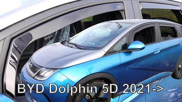 Zijwindschermen BYD raamspoilers getint oa Dolphin Seal, Auto-onderdelen, Ophalen of Verzenden, Nieuw, Porsche