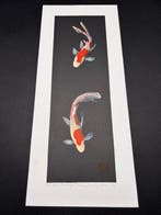 Run Run Runaway - Fortune Carp Koi fish - Black edition -, Antiek en Kunst