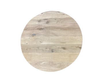 Rond Eiken Tafelblad | Rustiek | 140 cm (diameter), Ophalen of Verzenden, Nieuw