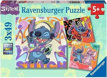 Disney Stitch - 3x49 stukjes, Hobby en Vrije tijd, Ophalen of Verzenden, Nieuw