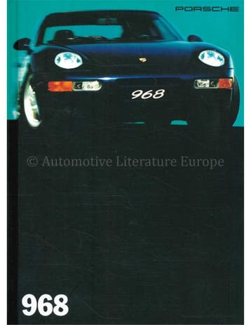 1994 PORSCHE 968 HARDCOVER BROCHURE FRANS, Boeken, Nieuw, Porsche, Author