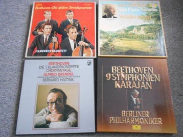 Ludwig van Beethoven - Diverse artiesten - 4 Boxsets:, Nieuw in verpakking