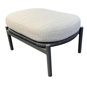 Arezzo voetenbank antraciet, Tuin en Terras, Tuinmeubel-accessoires, Ophalen of Verzenden, Nieuw