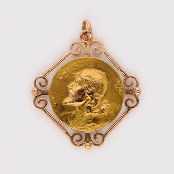 Hanger - 18 karaat Geel goud, Roségoud
