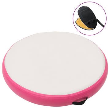 vidaXL Gymnastiekmat met pomp opblaasbaar 100x100x10 cm PVC, Verzenden, Nieuw