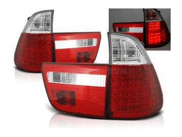 LED achterlichten Red White geschikt voor BMW X5 E53, Verzenden, Nieuw, BMW