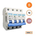 Gacia installatieautomaat 3P+N D32 10KA - PB8H-3ND32, Doe-het-zelf en Verbouw, Elektra en Kabels, Ophalen of Verzenden, Nieuw
