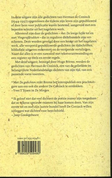 Herman de Coninck - Herman de Coninck 9789029509480, Verzenden, Gelezen, Herman de Coninck