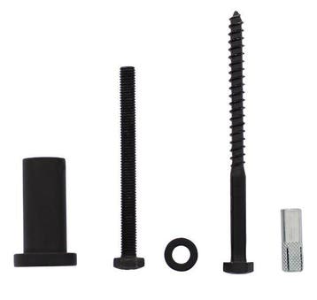 Intersteel set van 5 verlengde, ronde steunen 50mm tbv rail, Doe-het-zelf en Verbouw, Verzenden, Nieuw
