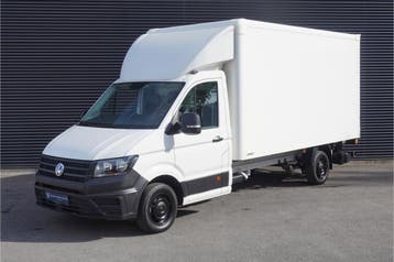 Volkswagen Crafter 180pk Automaat Bakwagen Laadklep Trekhaak, Automaat, Gebruikt, Volkswagen, Wit