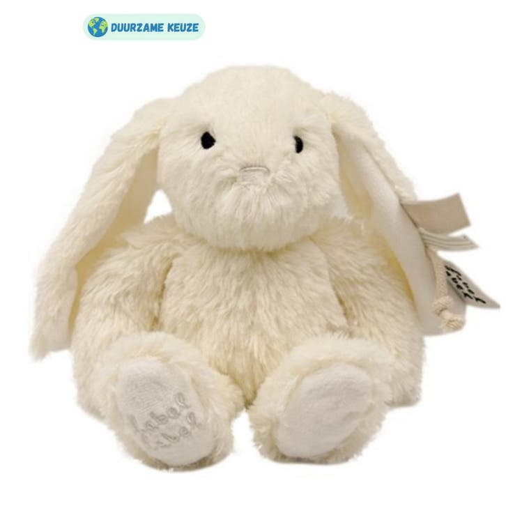 Knuffel konijn |  Ivoor | 15 cm (knuffeldier, knuffels baby), Kinderen en Baby's, Speelgoed | Knuffels en Pluche, Nieuw, Ophalen of Verzenden