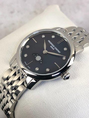 Frédérique Constant - Slimline Moonphase Mother of Pearl, Nieuw