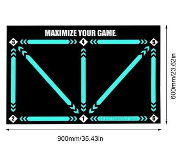 Voetbal Trainingsmat 90x60 cm Antislip Dribbelmat, Verzenden, Nieuw