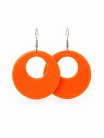 Fel Oranje Oorbellen, Verzenden, Nieuw