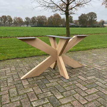 Eiken tafelpoot matrix, Huis en Inrichting, Tafelonderdelen, Verzenden, Nieuw