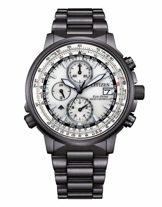Citizen - Collezione Promaster SKY Crono Pilot Acciaio, Sieraden, Tassen en Uiterlijk, Horloges | Heren