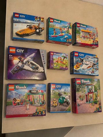 Lego Set - City, Friends, Space - Lotto lego friends ,city,, Nieuw
