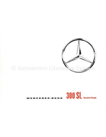 1962 MERCEDES BENZ 300 SL BROCHURE DUITS, Nieuw, Author