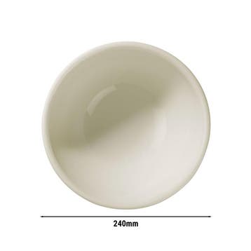GGM Gastro | (12 stuks) Kom / soepbord - Porselein - Ø240mm, Verzenden, Nieuw, Bord(en)
