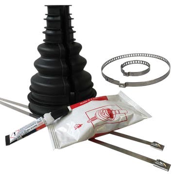 90-100mm Universele Deelbare Aandrijfashoes + Extra Klemmen, Verzenden, Nieuw