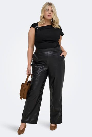 ONLY broek imitatie leer 32 inch Maat:, Verzenden, Nieuw, Overige kleuren