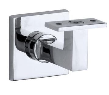 Leuninghouder Bauhaus M10 vlak glans chroom, Verzenden, Nieuw