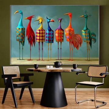 Lea Ottavi - Eccentric Feathered Society · XXL · Hand signed