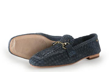 Fred de La Bretoniere Loafers in maat 37 Blauw, Overige typen, Fred de La Bretoniere, Zo goed als nieuw, Verzenden