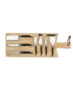 Laguiole - 8x Cheese knives - Wood Serving Board - style de