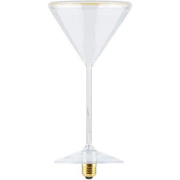 Segula LED Floating glas Martini helder met heldere basis, Ophalen of Verzenden, Nieuw