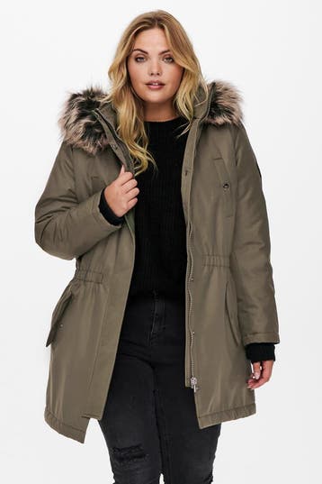 ONLY eco parka jas met bontkraag Maat:, Verzenden, Nieuw, Overige kleuren