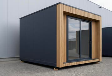 OK-Pods Bouwkeet. OK-Pods a brand by OK-Units | 4m x 3,49m