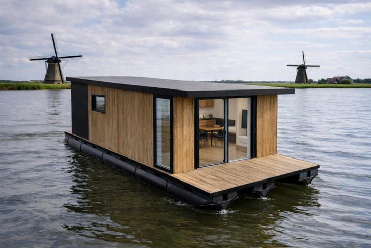 HBM Tiny Boathouse, Huizen en Kamers, Woonboten te koop, Utrecht, Verkoop zonder makelaar