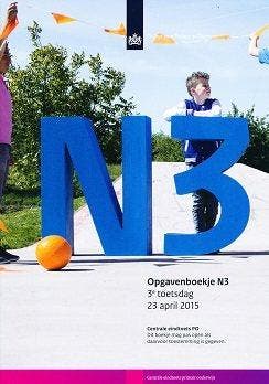 Centrale Eindtoets opgavenboekje N3 2015, Verzenden, Nieuw