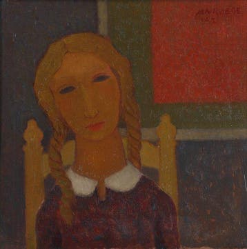 Jan Roede (1914-2007) - Meisje met vlechten