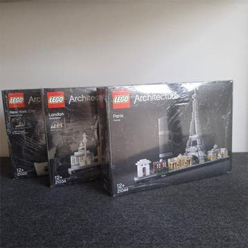 Lego Set - Architecture - lot de 3 set : Paris / London /, Nieuw