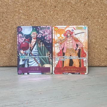 Konami - 2 Card - Yu-Gi-Oh! - Gol D. Roger en Zoro, Nieuw