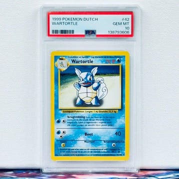 Pokémon Graded card - WARTORTLE #42 - Pokémon - PSA 10, Nieuw
