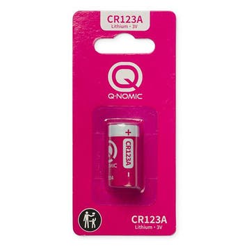 CR123A batterij | Q-Nomic (Lithium, 3V), Verzenden, Nieuw