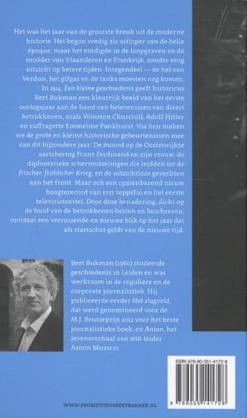 1914 9789035141728 Bert Bukman, Boeken, Verzenden, Gelezen, Bert Bukman
