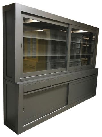 Buffetkast antraciet - antraciet Design 300cm, Huis en Inrichting, Ophalen of Verzenden, Nieuw