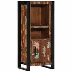 Industriele Kast 90cm Hoog | Massief Hout | Laatste Stuk!, (Half)hoge kast, Minder dan 50 cm, Gebruikt, Ophalen of Verzenden