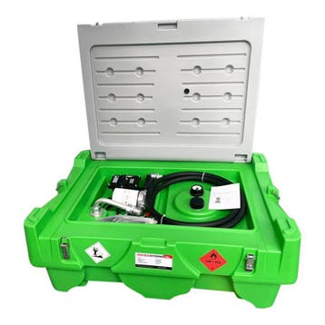 Infracube® 200 liter mobiele benzinetank met 12 Volt pomp, Verzenden